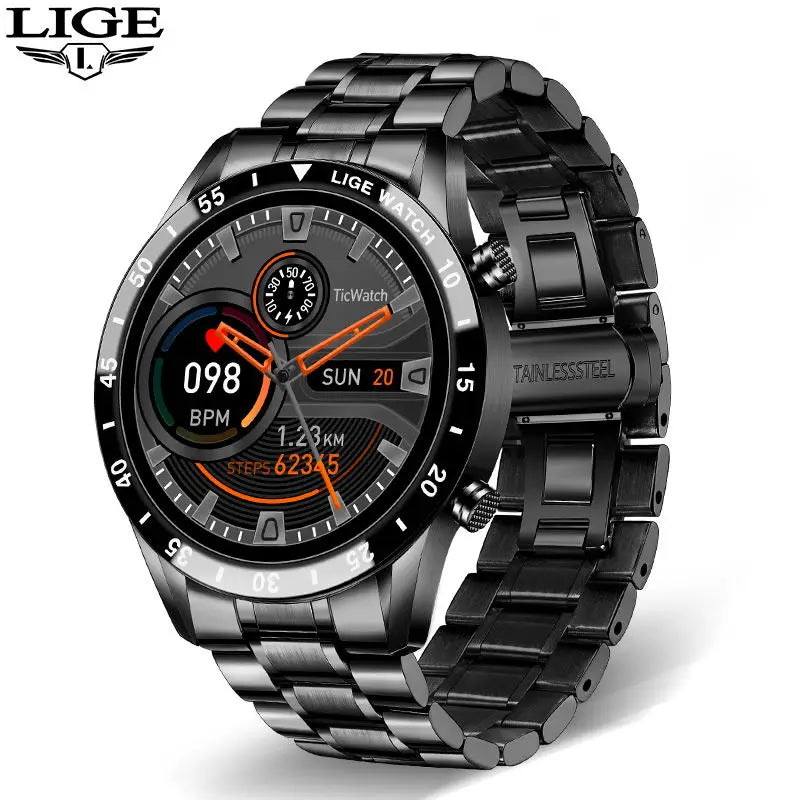 LIGE Smartwatch de Lujo – Elegancia y Tecnología en tu Muñeca