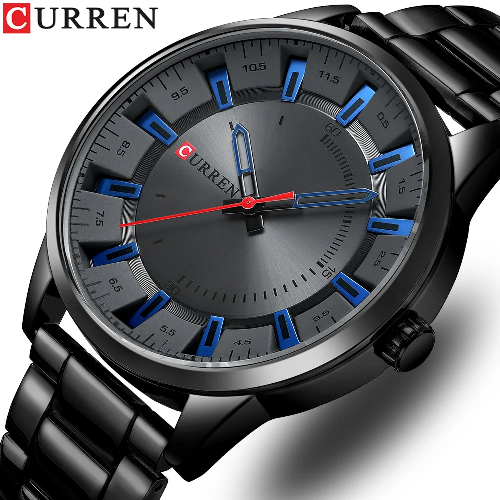 Reloj CURREN 8406: Elegancia Sencilla para el Hombre Moderno