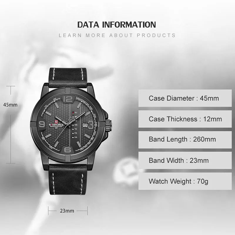 Reloj NAVIFORCE: Estilo, Funcionalidad y Resistencia en un Solo Accesorio