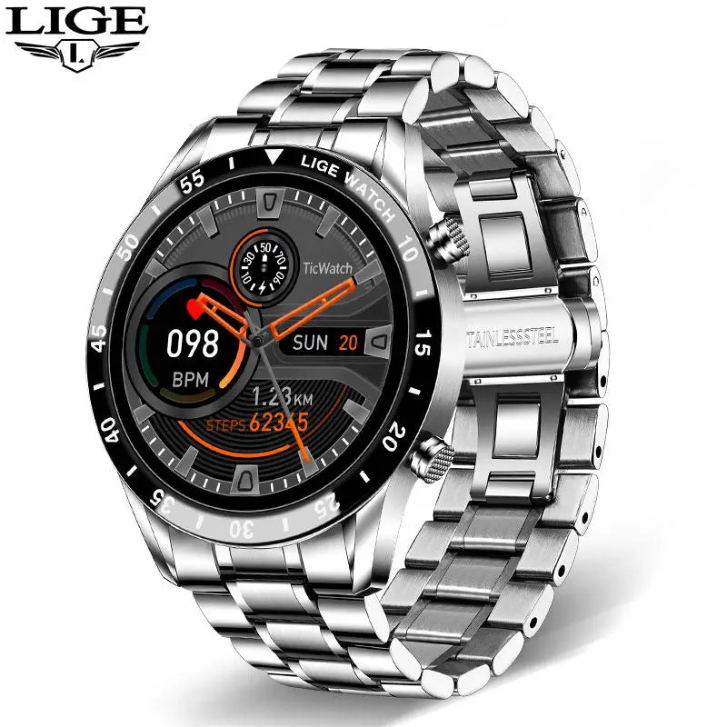 LIGE Smartwatch de Lujo – Elegancia y Tecnología en tu Muñeca