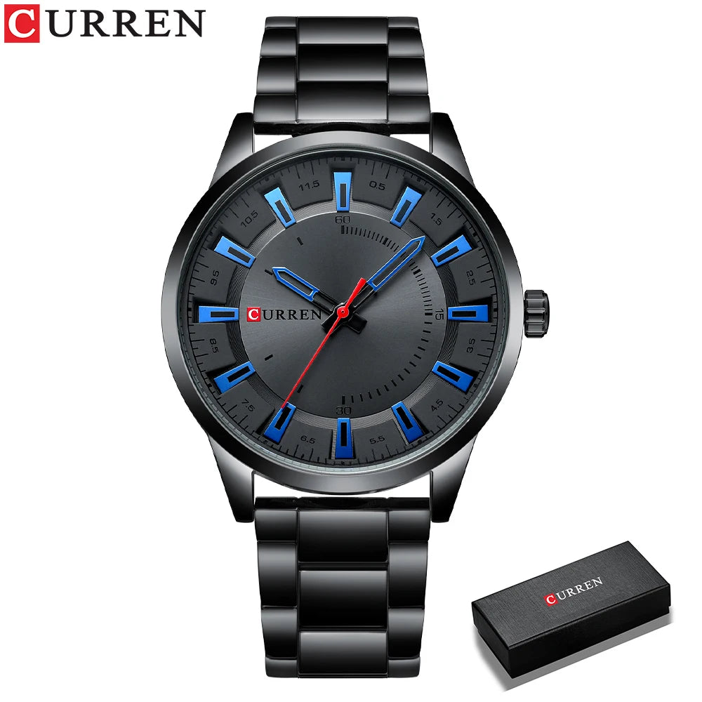 Reloj CURREN 8406: Elegancia Sencilla para el Hombre Moderno