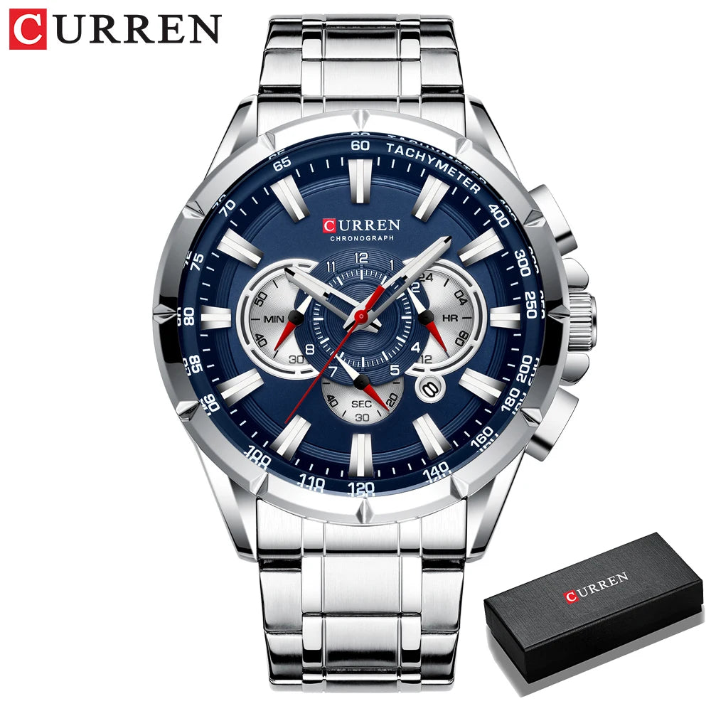 Reloj CURREN Casual Sport Chronograph: Estilo, Precisión y Funcionalidad