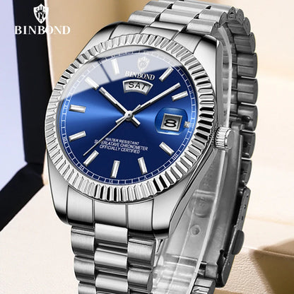 Reloj BINBOND: Elegancia y Precisión para el Hombre Moderno