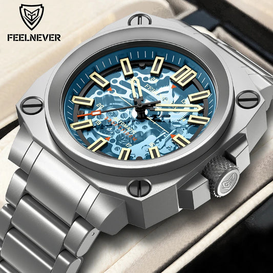 Reloj FeelNever FN1811: Elegancia Automática con Diseño Esqueleto y Resistencia Superior