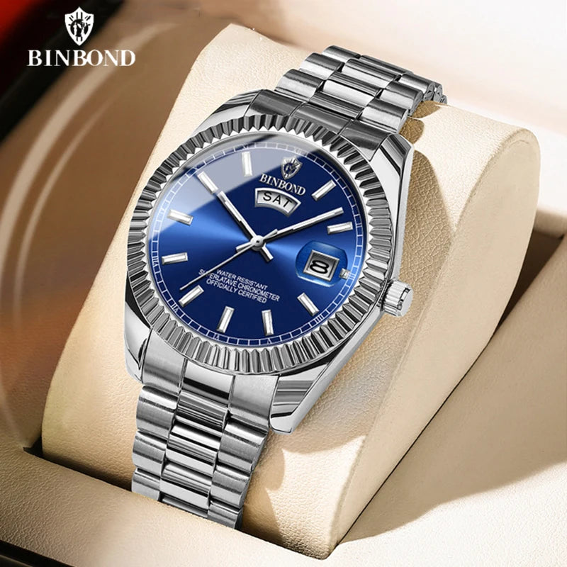 Reloj BINBOND: Elegancia y Precisión para el Hombre Moderno